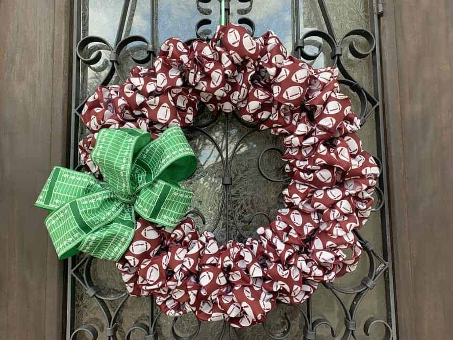 Football Wreath, Cowboys Wreath, NFL Ribbon Wreath, NFL Wreath, Sport –  Donna's Creative Designs