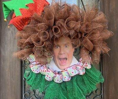 Buddy the Elf Wreath Tutorial