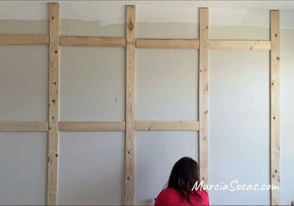 installing horizontal battens on wall
