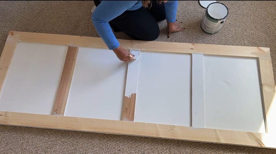 painting diy barn door