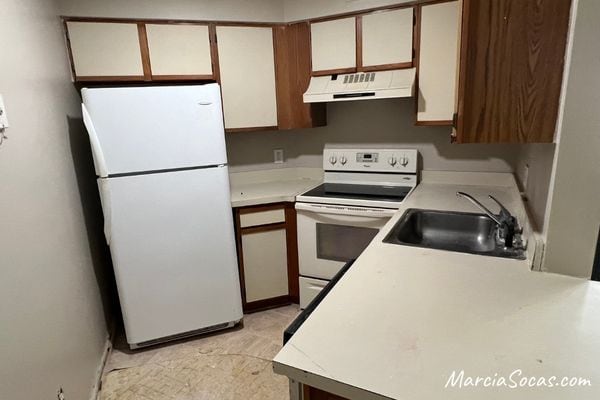 1980s kitchen dated and old