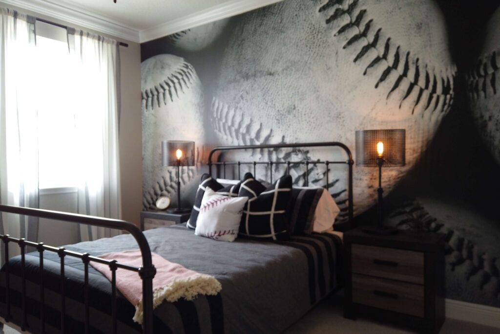 35+ Creative Baseball bedroom ideas 