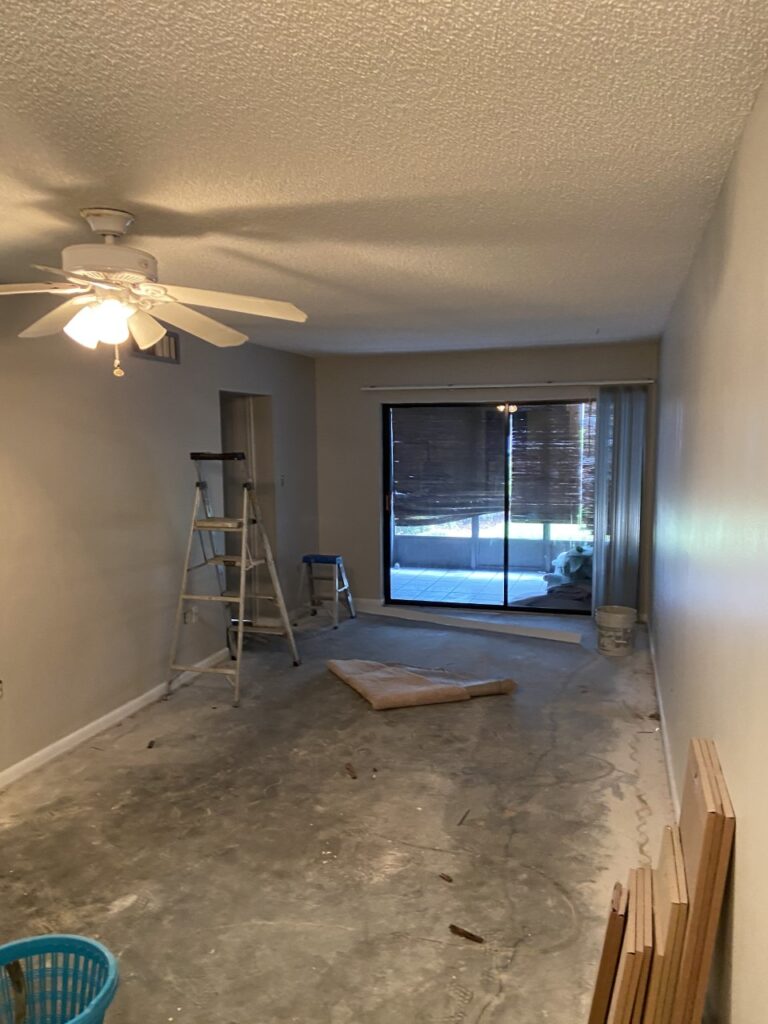 working through condo flip