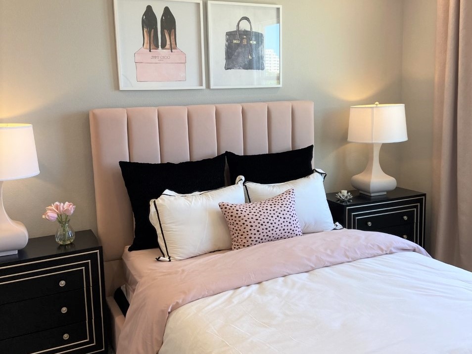 Chanel Inspired Bedroom [with product links] • Marcia Socas